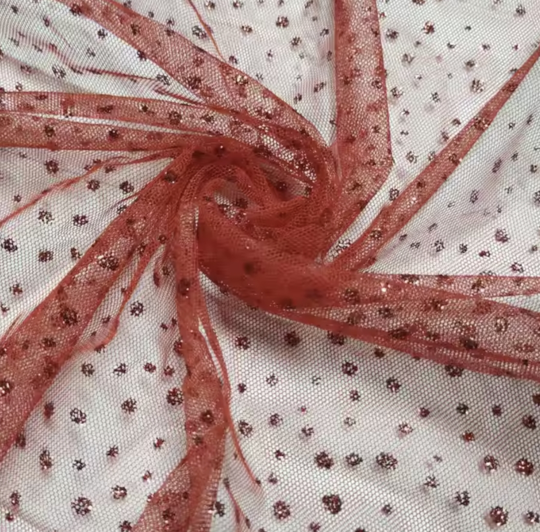 stars pattern mesh fabric for wedding