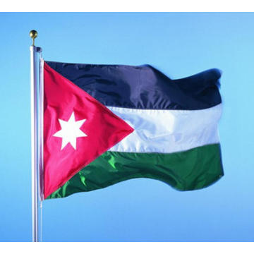Anpassade Jordanien marknadsföring billigaste nationella Banners Flaggor