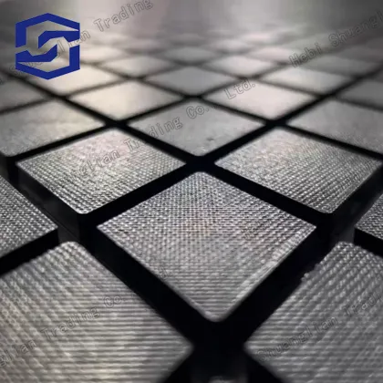 Wear-resistant and anti-slip rhombus rubber sheet