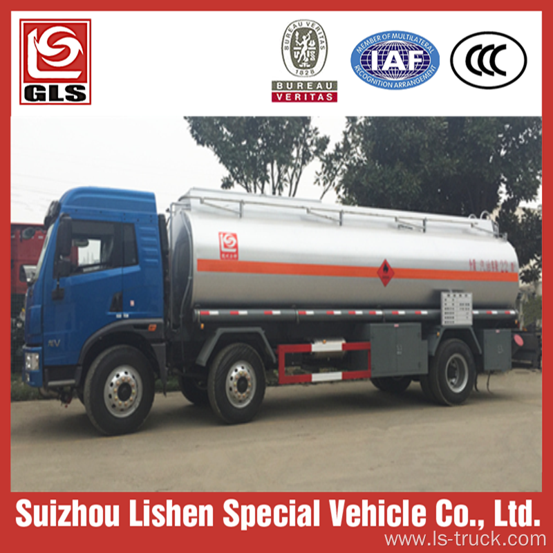 3 Axle 21000L Stainless Steel Fuel Transport Truck