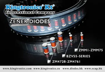 Kingtronics Offer Glass Case Silicon Planar Zener Diodes