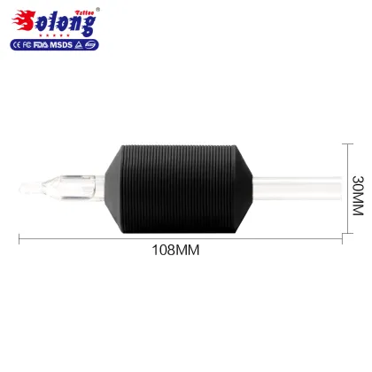 Solong Tattoo G603A-14RT 30mm Tattoo Tube 1.2 Inch ABS Tip Disposable Grip Tattoo