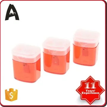 Fine appearance factory directly promotional plastic pencil sharpener