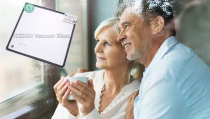 Transparent Pillars Tempered Vacuum Glass