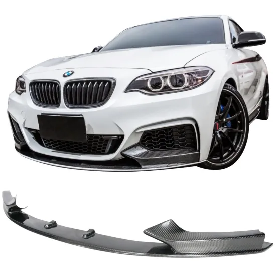 Hot Sale MP Carbon Front Lip Spoiler for BMW 2 Series F22 F23 M235 M240 - Perfect Fitment & Dry Carbon Options