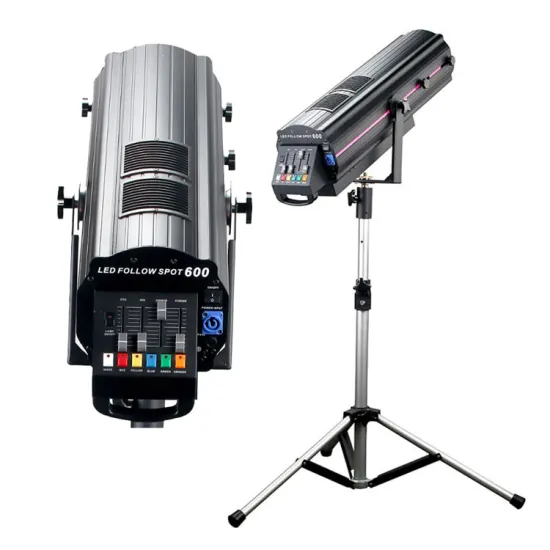 Factory Price DMX 600W LED Follow Spot Light for Wedding, Party, Concert Stages