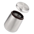 Stainless steel coffee canister