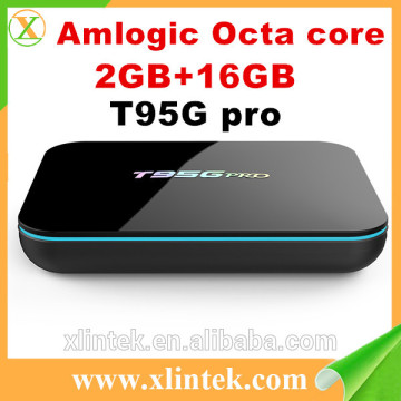 2016 TV box T95G pro Android 6.0 Amlogic S912 4K*2K Octa Core 2gig + 16gig Streaming Media Player tv box T95Gpro
