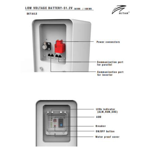 High quality home energy storage battery 10KWH