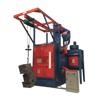 Double Hook Orbital Shot Blasting Machine for Electric Tricycle Frame Derusting