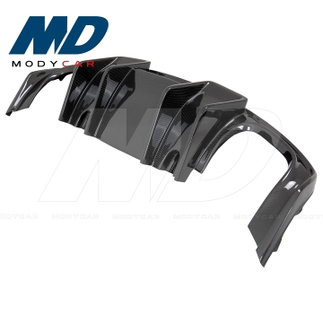 Diffuseur arrière en fibre de carbone pour 2013-2016 Audi A3 S3 S3