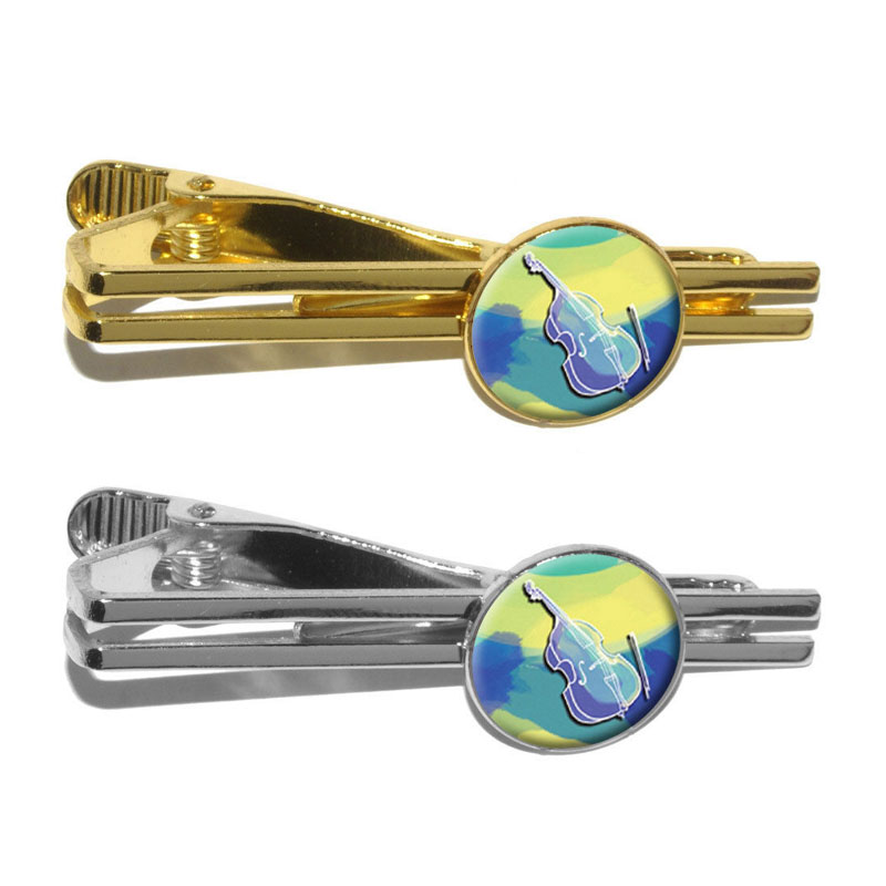 Bass Player Tie Clip