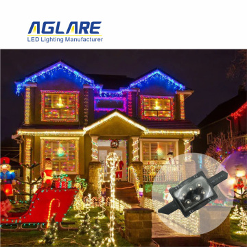 Aglare DMX 24V RGB Pixel LED ضوء لزخرفة سلسلة عطلة دائمة