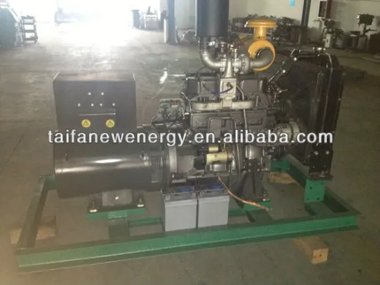 Straw Engine 20KW powered generator Set with low fuel cousumption