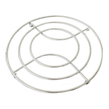 Round wire trivet, iron pot holder, Hot metal kitchen racks EA-113