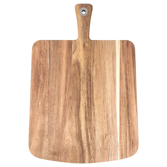 Wholesale Acacia Cheese Cutting Boards, Charcuterie Boards & Pizza Serving Boards with Handles