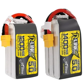 ACE Tattu Line V5 1400mAh/1200mAh FPV Drone LiPo Battery: Specifications and Features