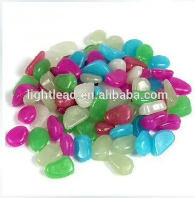 Best quality decoradtion glowing artificial pebble