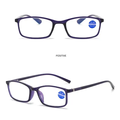 Spring Hinge Anti Blue Light Reading Glasses
