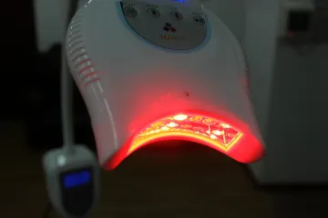 High Power Teeth Whitening Led 2 Red 4 Blue Lights , Teeth Whitening Lamp