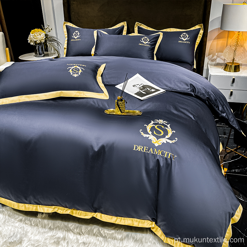 Conjunto de cama de marca de luxo de vendas a quente