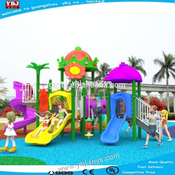 Children Amusement Park Outdoor playground equipment plastic Slide and tube set for sale