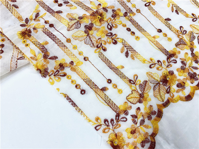 Cottom Embroidery Fabric