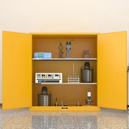 Explosion-Proof 110-Gallon Steel Safety Cabinet for Laboratory Alcohol and Hazardous Material Storage
