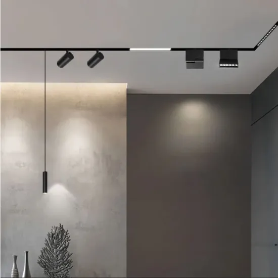 48V Smart Magnetic Suction LED Track Spot Light Grille Recessed Track Light Lighting System