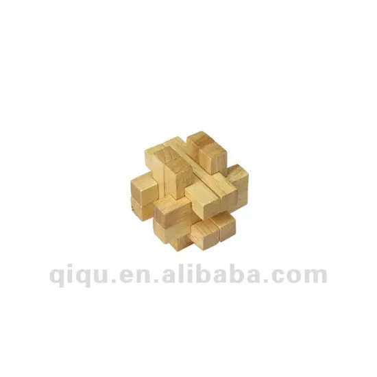 Puzzle Lock Game Wooden Inteligence Toy