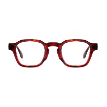 Fashion Spectacles Frame Bevel Optical Acetate Frame Glasses