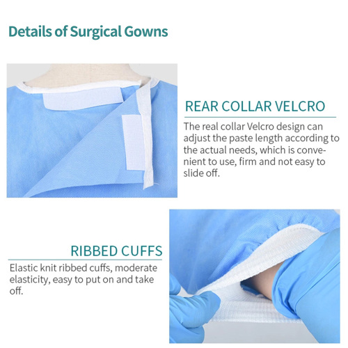 SMS Fabric Reinforced Surgical Gown