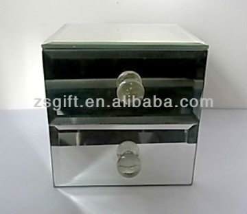 beautiful factory supplied mirror glass jewelry boxes