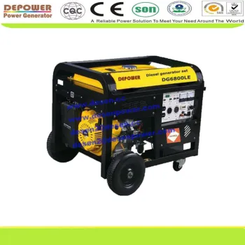 1phase &3phase 6KVA 5KW small open diesel generator