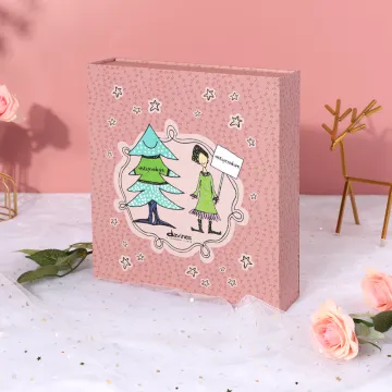Merry Christmas paper cardboard advent calendar packaging