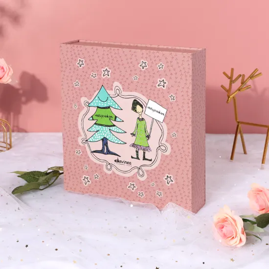 Merry Christmas paper cardboard advent calendar packaging