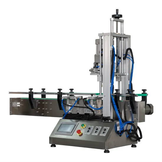 China Desktop Screw Cap Production Line for Plastic Bottle Filling and Capping Equipment