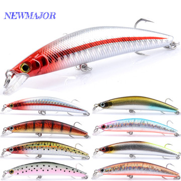 NEWMAJOR 9.25cm 7g Long Cast Floating Minnow Lure for Saltwater and River Fishing