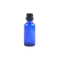 Garrafa de óleo essencial de vidro azul de 10 ml com tampa