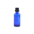 10 ml de botella de aceite esencial de vidrio azul con tapa