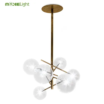 Postmodern Gallotti & Radice Bolle Chandelier in Hotel Restaurant Living Room Bedroom