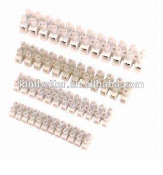 Feed-through Electric Terminal Block Wire Connector Brass Insert