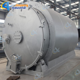 Pyrolysis of Plastic Smoke Scrubbers Rubber to Energy