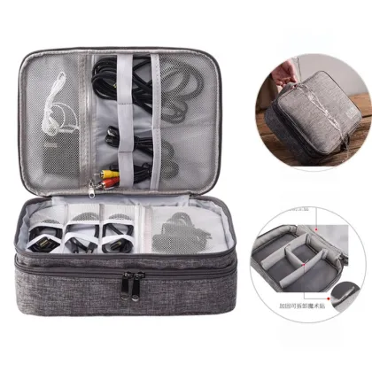 Digital Travel Cable Organizer Case Bag