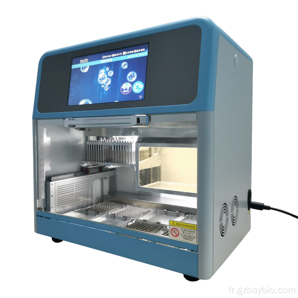 Instrument de laboratoire automatisé Baybio purification de l'acide nnucléique