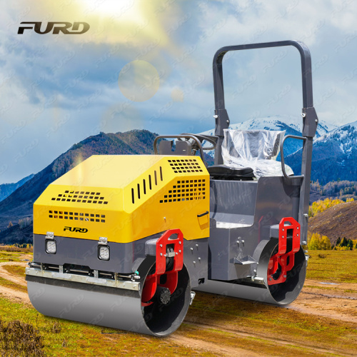 Hot Sale Type Pequeno Double Drum Road Roller com operação fácil