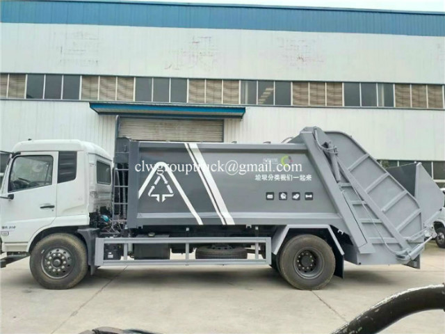 Dongfeng 4x2 5T 8M3 شاحنة القمامة الضاغطة