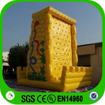 park game large inflatable clibing wall rock climbing wall hot sale