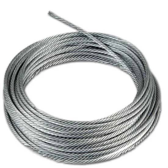 Factory Direct Sunshine 19x7 20mm 1770MPa Ungalvanized Cable Steel Wire Rope at Competitive Price