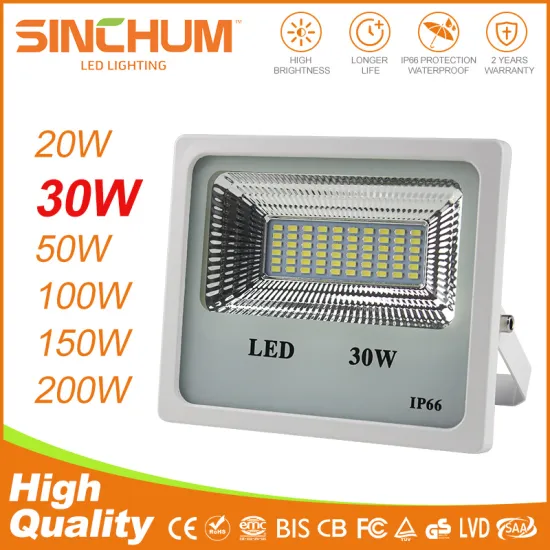 high power aluminum ip66 30w SMD LED flood light